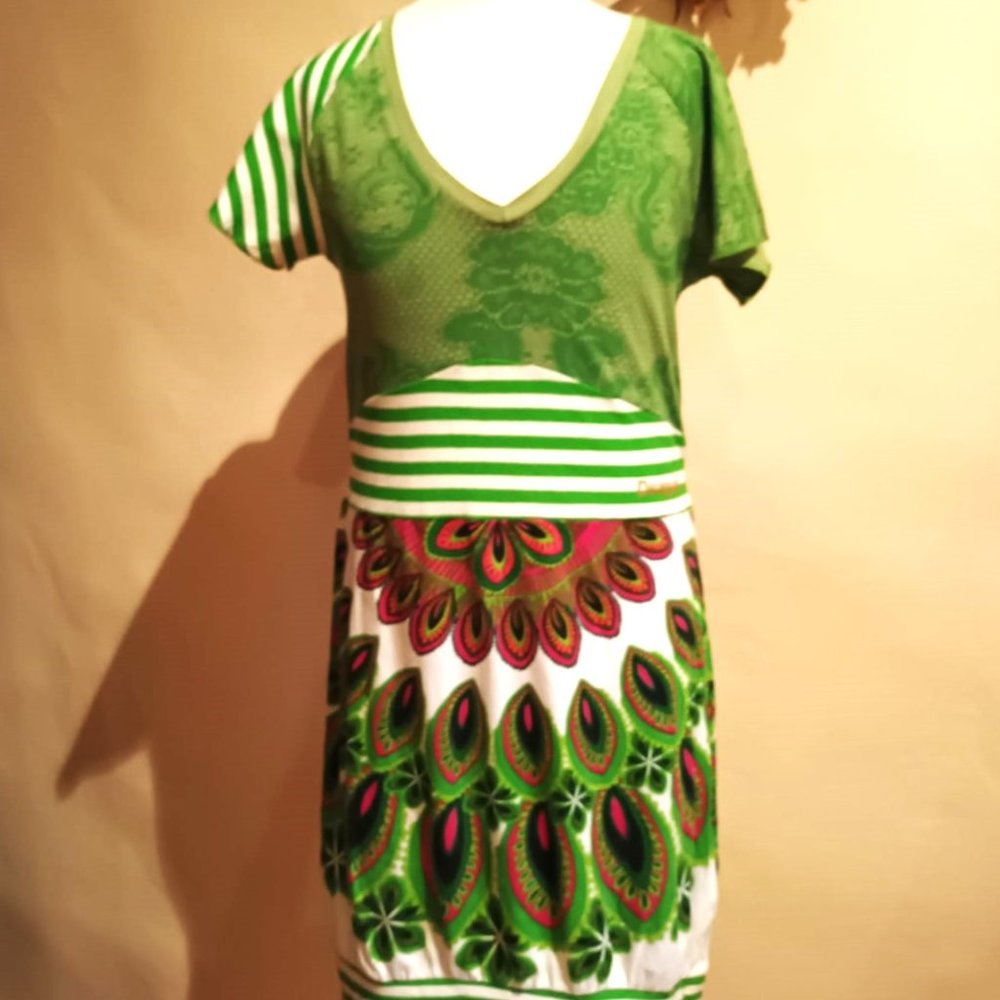 Desigual Girls Colorful Tie-Back Dress - 9/10
